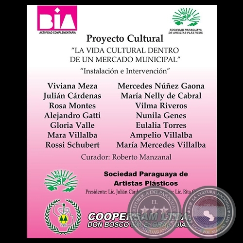 LA VIDA CULTURAL DENTRO DE UN MERCADO MUNICIPAL - 10 de Octubre del 2015